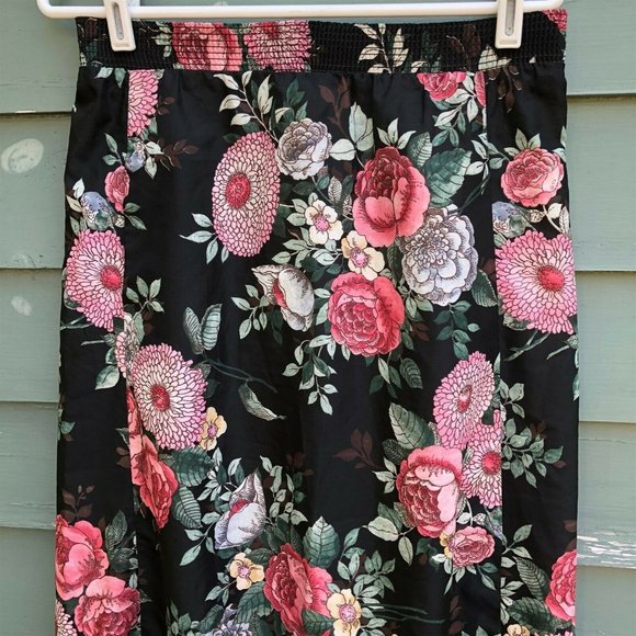 Vintage Edith Flagg Three Flaggs floral midi long - Picture 2 of 9